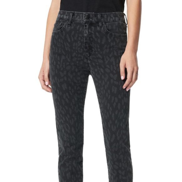 Final Sale Like New Joe’s Jean The Milla Leopard Print Skinny Jeans Size 31 - Picture 2 of 4